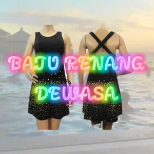 Baju Renang Rok Wanita Kualitas Premium Polos Ukuran Jumbo
