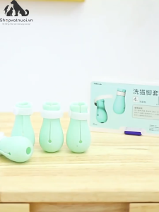 Set 4 Bao Đeo Chân Cho Mèo Chống Mèo Cào