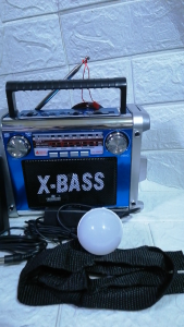 CROWNSTAR HG-359BTS Bluetooth AM/FM/SW Solar Radio with USB/TF with LED Light