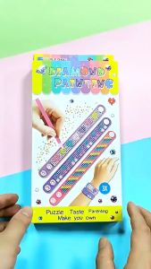 MALOTOYS - DIY Diamond Bracelet Crafting Mainan Gelang Tempel Anak Kerajinan Tangan Stiker Malo Toys
