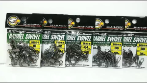 SEAHAWK BARREL SWIVEL WITH INTERLOCK SNAP 5620-B