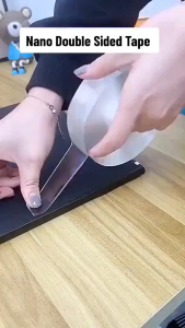 2CM Width Clear Multifunction Nano Tape Strongly StickyDoubleSided Adhesive Tape Traceless Strips 1/5/10M