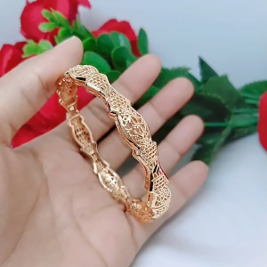 Gelang Bangle Dubai Perhiasan Aksesoris Lapis Emas Terlaris Termurah Tidak Mudah Luntur R3-6F