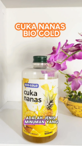 Cuka Nanas 2 Botol untuk Membantu Menurunkan Kadar Gula Darah Cuka Nanas Bio Gold