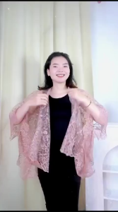 Setelan Outer Kebaya Cantik Rok Lilit Polos Fashion Kondangan Pesta Wisuda Tunangan