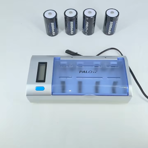 PALO Baterai lsi Ulang R20 Battery 1.2V Ni-MH Baterai model C/D Batre 4000/8000MHA Rechargeable Battery R20 LR20