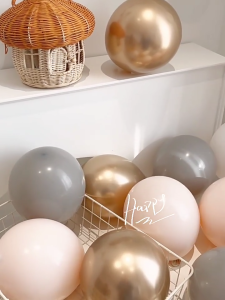 Balloons For Birthday Party Decoration Retro Style Balloon Set For Baby Girls and Boys Christening Anniversary Cream Chocolate Tone Latex Ballon Adult Wedding Baby Shower Graduation Decor