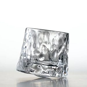 Cốc thủy tinh decor uống nước sáng tạo cốc xoắn ly thuỷ tinh uống whisky cao cấp