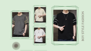 Pakaian Anak Cowok Style Remaja Baju Lengan Pendek Tshirt Polos Lineas