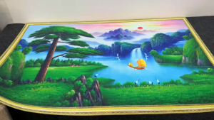 Tranh dán tường dán kiếng Thuận Buồm Xuôi Gió đẹp nhiều kích thước lựa chọn