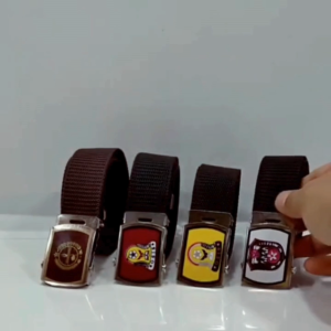 Sabuk Gesper Sekolah SD SMP SMA Pramuka & MI – Sabuk Anak Sekolah Laki-Laki Perempuan – Motif Logo Resmi