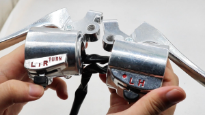 COD TMX155 MOTORCYCLE HANDLE SWITCH HONDA TMX155 ALLOY 1 SET SILVER