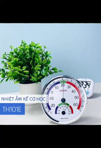 Nhiệt ẩm kế đo nhiệt độ độ ẩm TANAKA TH101E công nghệ nhật bản treo tường để bàn dùng cho gia đình bệnh viện bền đẹp Simcom