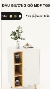 FREESHIP HCM - Tủ Đầu Giường Tab Đầu Giường Gỗ MDF Tatana TG016 - có thiết kế theo yêu cầu