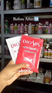 DIOSYS Step1 + 2 PELURUS SMOOTHING RAMBUT Rebonding Pouch