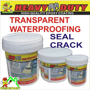 ( 500G ) WP300 Transparent Waterproof Glue Gam Kalis Air Waterproofing Paint Seal Leaking Repair Bathroom Coating 透明防水胶