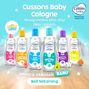 Cussons Baby Cologne 100ml: Minyak Wangi Bayi yang Alami & Aman