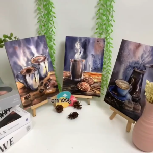 TENNESY Hiasan Dinding Kopi Cafe Coffee 20x30cm Dekorasi Dinding Kamar Tidur Pajangan Kayu Poster Dekorasi Rumah