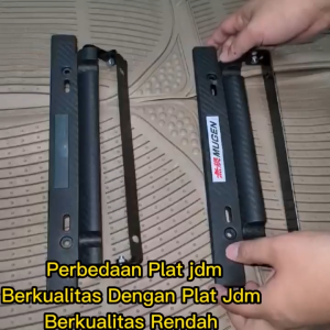 Dudukan Plat Nomer Mobil Tatakan Cover Plat Nomer Polisi JDM Carbon Berkualitas