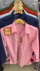 SunnyBoutique เสื้อเชิ้ตผู้ชาย 9 สี (M-XL) SlimFit Oxford Men Shirt เสื้อคอปก เสื้อเชิ้ตแขนยาว เสื้อเชิ้ต เข้ารูป พร้อมส่ง