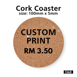 CUSTOM Heat Trivet Cork Coaster Round Round Resistance Coffee Tea Drinks Dining