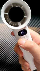 120 Speeds Portable fan mini kipas with Display USB Rechargeable Handheld Fan Cooler in Summer 手持小风扇