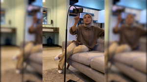 Floor Stand Lazypod Smartphone iPad Tablet Holder 130 cm