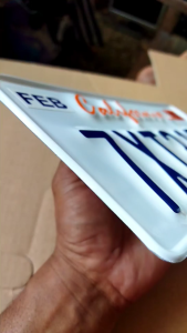 PARKING BOARD CUSTOM ALUMINIUM EMBOSS HOL DEN 18