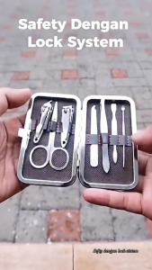 Gunting Kuku Set 7in1 Stainless Travel Size Murah