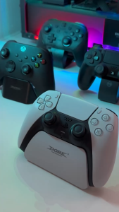 DOBE PS5 Controller Display Stand Dock DualSense5 Charging Type-C Cable Dock Station TP5-0537 TP5-0537B