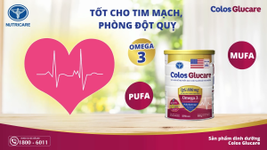 Sữa bột Nutricare COLOS GLUCARE - Dinh dưỡng cho người tiểu đường 800g