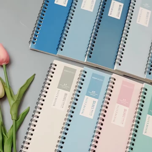 On Hand! Coil Notebook: A5 Spiral Notebook Simple Coil Student Notebook Morandi Color Notebook School Supplies 40 Sheets