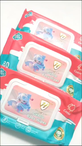 1Tap Baby Wet Wipes 8041 with Resealable Label 80 Series