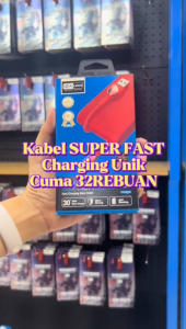 EXCELLENCE Kabel Data Fast Charging 30W Primrose iPhone/Micro USB/Type-C Original High Quality