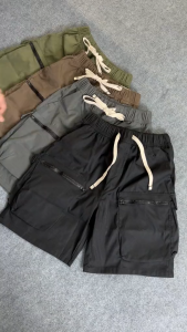 Quần Short Nam Chất Gió Dày Dặn Thoáng Mát Quần Đùi Nam Cạp Chun Dây Rút Dễ Mặc - QSHORT100