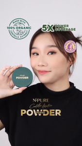 NPURE ACNE POWER COVER Power Powder | Bedak Cover Jerawat | Powder Fondation | Powder For Acne
