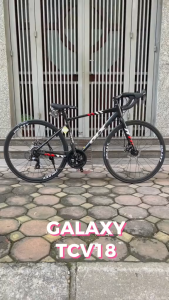 Xe Đạp thể thao Galaxy TCV18 xe đạp đua khung nhôm tay cong đề Shimano Tourney TZ