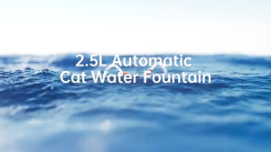 Canine Rojeco 2.5L Wireless Cat Water Fountain Dual Cat Drinker Drinking Fountain For Cats Dogs Pet Water Dispenser Accessories