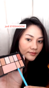 Implora Eyeshadow Pallete + Blush On (palet eye shadow) Palette (BPOM)