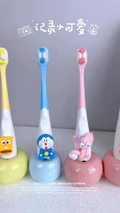 Baby With Case Eco-Friendly Kids Toothbrush Baby Little Dinosaur Teeth Care