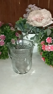 CHOBIG Gelas Kaca 180ml Bening Mug Cangkir Polos Gelas Kopi Handle Glass CMC