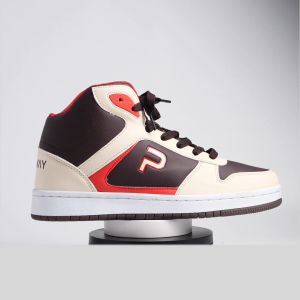 PAULMAY - Sepatu Sneakers Pria Lisbon High Cream Brown