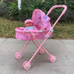 ลิลิ บายบี่ ของเล่นตุ๊กตารถเข็นเด็ก ของเล่นเด็ก แบบพับเก็บได้