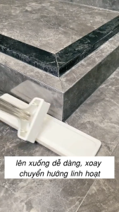 Cây lau nhà xoay 360 độ rút gọn tự vắt phẳng thông minh độ bền cao dễ dàng lau sạch mọi vết bẩn