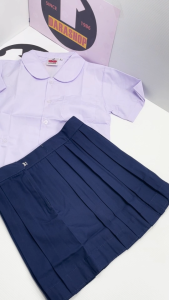 ชุดนักเรียนอนุบาล หญิง ชุดนักเรียนหญิง สีกรมอ่อน อนุบาล ชุดนักเรียน สีกรมอ่อน สินค้า พร้อมส่งด่วน