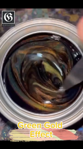 Cat PU Polyurethane City Paint Super High Quality Green Gold Effect 250ml