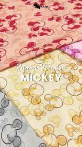 05 meter Bahan Kain Katun Rayon Viscose Motif