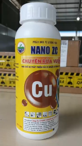 NANO ĐỒNG CHITOSAN Chuyên Rửa Vườn Tẩy Rong Rêu Nấm Khuẩn Ghẻ Trái - Chai 500 ml Phân Bón Lá