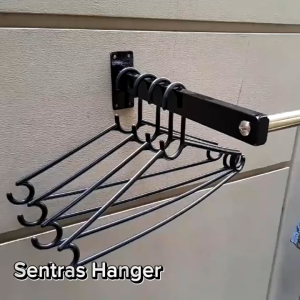 Gantungan Baju Kaki Kotak Stainless Steel