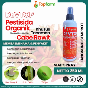 Obat Hama Organik Untuk Cabe Rawit / Insektisida Cabe Rawit / Insektisida Sistemik Cabe Rawit / Obat Layu Pada Tanaman Cabe / Obat Layu Pusarium Pada Cabe / Obat Cabe Mati Layu / Obat Layu Bakteri Cabe
